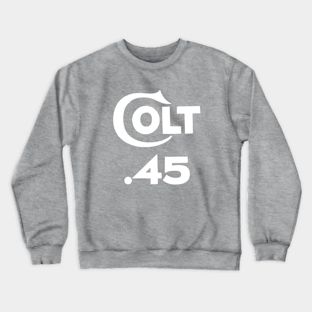 Colt .45 - Tv Western Logo Crewneck Sweatshirt by wildzerouk